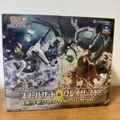 スノーハザード＆クレイバースト ポケモンセンター・ジムセット　空箱　サプライ スノーハザード＆クレイバースト ポケモンセンター・ジムセット