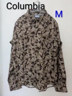 コロンビア　Columbia OMNI-WICK 迷彩柄 長袖 シャツ M