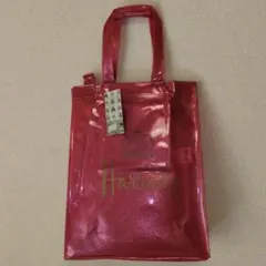 新品未使用 Harrods ハロッズ エナメル トートバッグ PVC / レッドのサムネイル