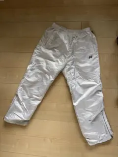 YONEX ホワイト ウォームアップパンツ