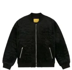 Dime ブラック ベロアキルティングジャケット