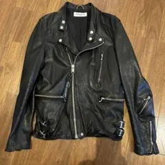 最終値下げ！！ FORSOMEONE ドッキングライダースジャケット 46 - メルカリ