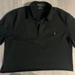 Polo by Ralph Lauren 黒 ポロシャツ L カスタムフィット