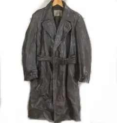 50's レザー モーターサイクル コート ユーロヴィンテージ　ドイツ