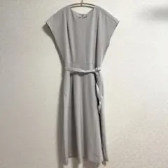 BELLE MAISON カットソーワンピース　ベルメゾン　グレージュ　新品