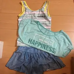 女の子向け水着 セパレート水着セット