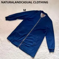 ナチュラル&カジュアルクロージング ジップアップジャンパー　ノーカラージャケット