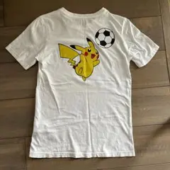 adidas ピカチュウ サッカー Tシャツ J150 ホワイト
