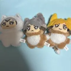 ちみけもマスコット　宮侑、宮治、北信介