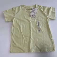 無印良品 クルーネック半袖Tシャツ ライトイエロー 110cmのサムネイル