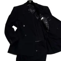 ユキトリイ ダブルブレスト ブラックフォーマル 礼服 喪服 冠婚葬祭 セレモニー