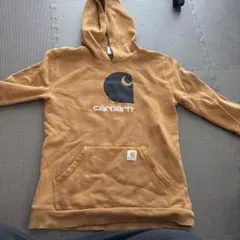 Carhartt ブラウン フード付きパーカー