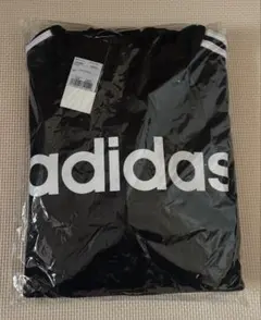 アディダス adidas 長袖 スウェット パーカー メンズ 黒