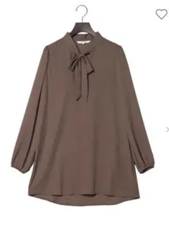 【新品】YAYA＊チュニック＊ブラウス＊ボウタイ