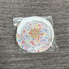 【新品未使用】Afternoon Tea コンパクトミラー ポーチ付 花柄 丸鏡