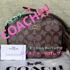美品　ツートン シグネチャー COACH コーチ　ショルダーバッグ カメラバッグのサムネイル