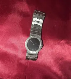 電池交換済み ブルガリ BVLGARI レディースブラック文字盤 BB23GL 電池交換済み ブルガリ BVLGARI レディースブラック文字盤 BB23GL