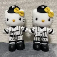 阪神 タイガース ハローキティ ぬいぐるみ セット - メルカリ
