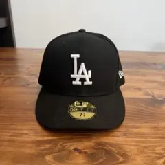 New Era LA ブラック 59FIFTY キャップ 7 3/8