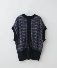 continuer de nice claup　 ニットベスト 　Fサイズ　秋冬