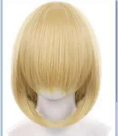 K-ONけいおん! 　平沢唯 風 ★ コスプレウィッグ＋ネット W588 コミック、アニメグッズ コスプレ衣装