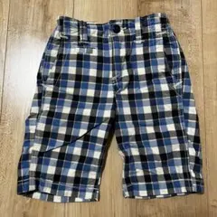 【美品】GapKids チェック柄 半ズボン 120cm ハーフパンツ