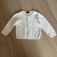 タイムセール☆ 組曲ファム　カーディガン　白　ホワイト　80 入園式　フォーマル