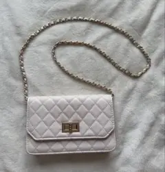 GRL キルティングレザーチェーンショルダーバック tr319