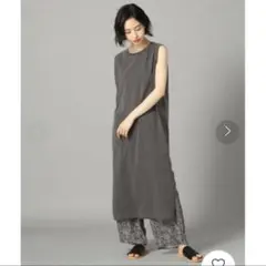 ローリーズファーム❤︎ ロングワンピース　スカート　ノースリーブ　キャミ　ブラック