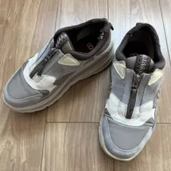 UGG 805x MLT 25.5cm グレー　ジッパー　厚底スニーカー