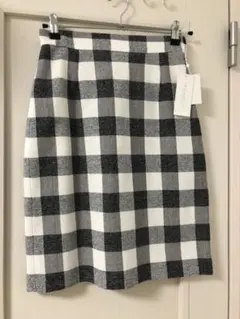 新品タグ付き　proportion ギンガムチェックタイトスカート