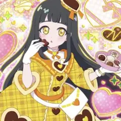 バレンタインレターイエロー フルコーデ