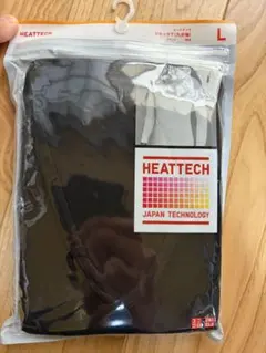 UNIQLO ヒートテック VネックT 九分袖 ブラック L