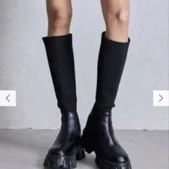 GYDA ニットドッキングブーツ