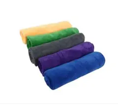 マイクロファイバー素材タオル【5枚セット】速乾　吸水性抜群