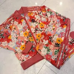 美品 adidas セットアップ ジャージ 花柄 アディダス