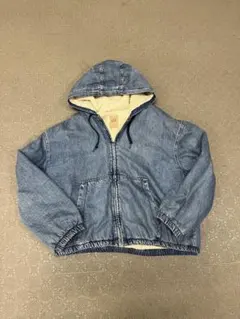 GAP フード付きデニムジャケット XL
