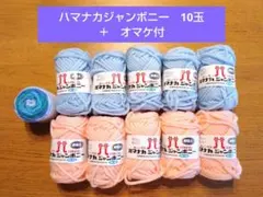 10玉セット　ハマナカ ジャンボニー 50g 10玉