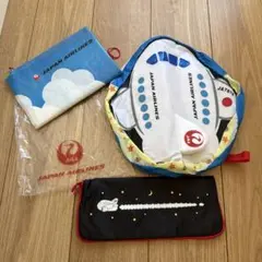 JAPAN AIRLINES 飛行機デザインリュックセット