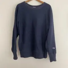 【B&Y別注】チャンピオン リバースウィーブ ランタグ スウェット L ネイビー
