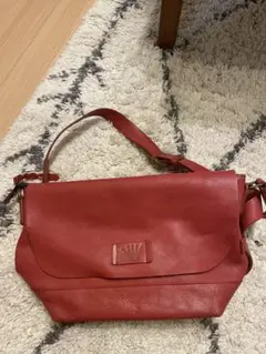 GRAIN グレイン ヴィンテージステッチボストンバッグ レッド - メルカリ