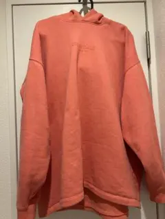 【古着】ESSENTIALS ピンク パーカー Sサイズ