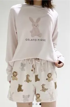 ★お値下げ★レア★新品未使用★ジェラートピケ アニマル ウェア セットアップ