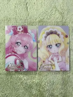 プリキュアカードウエハース　キュアプレシャス　キュアフィナーレ　HR セット
