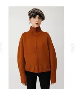 moussy 18AW SIDE SLIT HIGH NECK KNIT