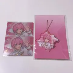 てるとくんThanks Party ホログラムクリアカード パズルキーホルダー