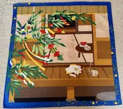 三毛猫みけのゆめ日記 小ふろしき 7月【みけの七夕】