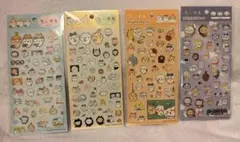 ちいかわ　クリアシール　ゴールドクリアシール　4枚セット