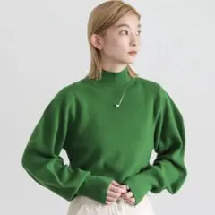 select MOCAデザインスリーブニットプルオーバー