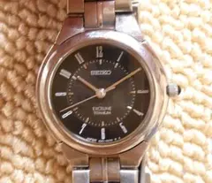 【稼動品レア】SEIKO EXCELINE TITANIUM 　レディース腕時計